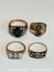 MaxSold Auction: Vintage 8-18K Gold Ring Lot x4 - Toronto (Ontario, Canada) PARTNER MANAGED Estate Sale Online Auction - Merton Street