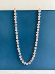 MaxSold Auction: Vintage Beaded Rose Quartz Necklace with Gold Tone Clasp - Toronto (Ontario, Canada) PARTNER MANAGED Estate Sale Online Auction - Merton Street