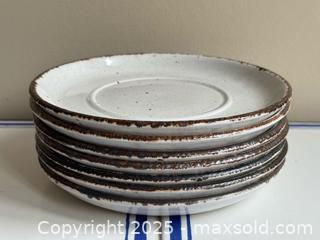 MaxSold Auction: Vintage Brown Stoneware Cups & Saucers + Stonehenge Midwinter Plate Set - Toronto (Ontario, Canada) PARTNER MANAGED Estate Sale Online Auction - Merton Street