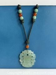 MaxSold Auction: Vintage Chinese Light Green Jade Pendant Beaded Necklace - Toronto (Ontario, Canada) PARTNER MANAGED Estate Sale Online Auction - Merton Street
