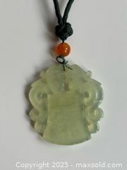 MaxSold Auction: Vintage Chinese Light Green Jade Pendant Beaded Necklace - Toronto (Ontario, Canada) PARTNER MANAGED Estate Sale Online Auction - Merton Street