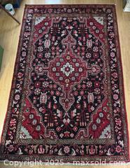 MaxSold Auction: Vintage Hand-Knotted Persian Rug in Floral + Geometric Pattern - Toronto (Ontario, Canada) PARTNER MANAGED Estate Sale Online Auction - Merton Street
