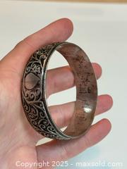 MaxSold Auction: Vintage Heavy Moroccan Silver Bracelet  - Toronto (Ontario, Canada) PARTNER MANAGED Estate Sale Online Auction - Merton Street