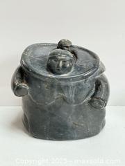MaxSold Auction: Vintage Large Noah Nowrakudluk Signed Inuit Soapstone Sculpture  - Toronto (Ontario, Canada) PARTNER MANAGED Estate Sale Online Auction - Merton Street