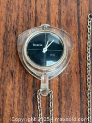 MaxSold Auction: Vintage Lucerne Lucite Pendant Watch - Toronto (Ontario, Canada) PARTNER MANAGED Estate Sale Online Auction - Merton Street