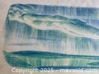 MaxSold Auction: Vintage MCM Pastel on Paper Nude Figure Painting  - Toronto (Ontario, Canada) PARTNER MANAGED Estate Sale Online Auction - Merton Street