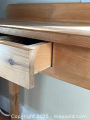 MaxSold Auction: Vintage One Drawer Pine Hall or Side Table  - Toronto (Ontario, Canada) PARTNER MANAGED Estate Sale Online Auction - Merton Street