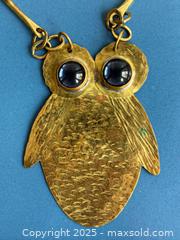 MaxSold Auction: Vintage Rafael Canadian Designer Signed Brass Owl Pendant Necklace - Toronto (Ontario, Canada) PARTNER MANAGED Estate Sale Online Auction - Merton Street