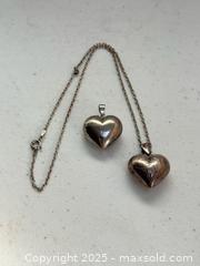 MaxSold Auction: Vintage Sterling Heart Pendant + Chain  - Toronto (Ontario, Canada) PARTNER MANAGED Estate Sale Online Auction - Merton Street