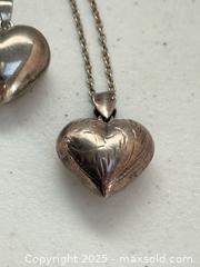 MaxSold Auction: Vintage Sterling Heart Pendant + Chain  - Toronto (Ontario, Canada) PARTNER MANAGED Estate Sale Online Auction - Merton Street