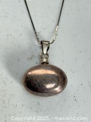 MaxSold Auction: Vintage Sterling Scent Bottle Pendant + Necklace  - Toronto (Ontario, Canada) PARTNER MANAGED Estate Sale Online Auction - Merton Street
