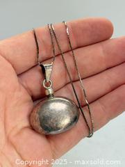 MaxSold Auction: Vintage Sterling Scent Bottle Pendant + Necklace  - Toronto (Ontario, Canada) PARTNER MANAGED Estate Sale Online Auction - Merton Street