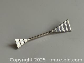 MaxSold Auction: Vintage Sterling Silver “Atlantide” French Modernist Geometric Brooch  - Toronto (Ontario, Canada) PARTNER MANAGED Estate Sale Online Auction - Merton Street