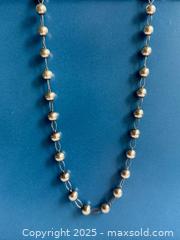 MaxSold Auction: Vintage Sterling Silver Ball Chain Necklace  - Toronto (Ontario, Canada) PARTNER MANAGED Estate Sale Online Auction - Merton Street