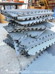 MaxSold Auction: 30 Dark Grey Interlocking EVA Foam Floor Tiles 24 x 24 in - Garden City (Georgia, USA) SELLER MANAGED Downsizing Online Auction - Bryce Industrial Drive