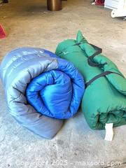 MaxSold Auction: Adult Sleeping Bag with Green Rolled Mat - Garden City (Georgia, USA) SELLER MANAGED Downsizing Online Auction - Bryce Industrial Drive