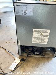 MaxSold Auction: Amana Compact Mini Refrigerator AMA27S1E Textured Metallic Gray - Garden City (Georgia, USA) SELLER MANAGED Downsizing Online Auction - Bryce Industrial Drive