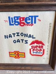 MaxSold Auction: Framed Embroidered/Tapestry Sampler with Corporate Logos - Garden City (Georgia, USA) SELLER MANAGED Downsizing Online Auction - Bryce Industrial Drive