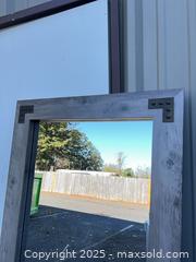 MaxSold Auction: Framed Weathered Gray Wood Wall Mirror 27" x 70" - Garden City (Georgia, USA) SELLER MANAGED Downsizing Online Auction - Bryce Industrial Drive