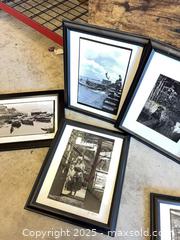 MaxSold Auction: Lot of 12 Framed Black-and-White Photographic Prints - Garden City (Georgia, USA) SELLER MANAGED Downsizing Online Auction - Bryce Industrial Drive