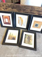 MaxSold Auction: Lot of 5 Framed Photographic Door and Window Prints, Signed by Artist - Garden City (Georgia, USA) SELLER MANAGED Downsizing Online Auction - Bryce Industrial Drive