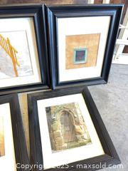 MaxSold Auction: Lot of 5 Framed Photographic Door and Window Prints, Signed by Artist - Garden City (Georgia, USA) SELLER MANAGED Downsizing Online Auction - Bryce Industrial Drive