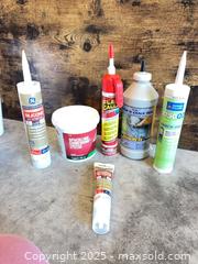 MaxSold Auction: Lot of 6 Assorted Caulk, Sealant, Silicone & Spackle - Garden City (Georgia, USA) SELLER MANAGED Downsizing Online Auction - Bryce Industrial Drive
