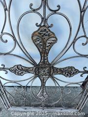 MaxSold Auction: Metal Wall Decor Panel, Antique White with Bronze Highlights - Garden City (Georgia, USA) SELLER MANAGED Downsizing Online Auction - Bryce Industrial Drive