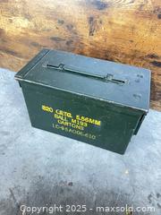 MaxSold Auction: Military-Style Metal Box, Stamped Steel - Garden City (Georgia, USA) SELLER MANAGED Downsizing Online Auction - Bryce Industrial Drive