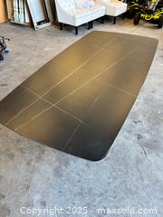 MaxSold Auction: Modern Matte Black Sculptural Pedestal Dining/Conference Table - Garden City (Georgia, USA) SELLER MANAGED Downsizing Online Auction - Bryce Industrial Drive