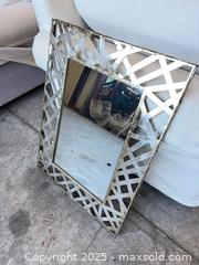 MaxSold Auction: Rectangular Wall Mirror, Distressed Silver Metal Frame, 24.5"x32.75" - Garden City (Georgia, USA) SELLER MANAGED Downsizing Online Auction - Bryce Industrial Drive