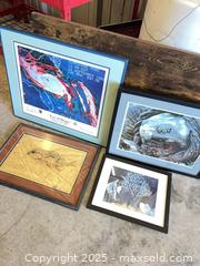 MaxSold Auction: Set of 4 Framed Nautical Prints & Art - Garden City (Georgia, USA) SELLER MANAGED Downsizing Online Auction - Bryce Industrial Drive