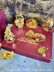 MaxSold Auction: The Danbury Mint 24k Gold Christmas Ornament Collection  - Garden City (Georgia, USA) SELLER MANAGED Downsizing Online Auction - Bryce Industrial Drive
