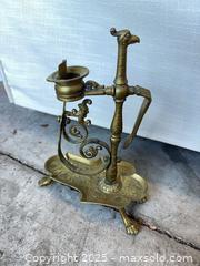 MaxSold Auction: Vintage Brass Chamberstick Candle Holder, Victorian Style - Garden City (Georgia, USA) SELLER MANAGED Downsizing Online Auction - Bryce Industrial Drive