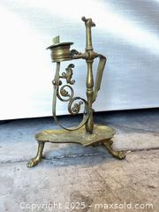 MaxSold Auction: Vintage Brass Chamberstick Candle Holder, Victorian Style - Garden City (Georgia, USA) SELLER MANAGED Downsizing Online Auction - Bryce Industrial Drive