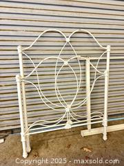 MaxSold Auction: Vintage Ornate Metal Twin Bed Frame with Headboard & Footboard - Garden City (Georgia, USA) SELLER MANAGED Downsizing Online Auction - Bryce Industrial Drive