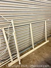 MaxSold Auction: Vintage Ornate Metal Twin Bed Frame with Headboard & Footboard - Garden City (Georgia, USA) SELLER MANAGED Downsizing Online Auction - Bryce Industrial Drive