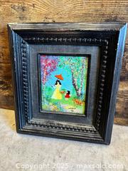 MaxSold Auction: Vintage Signed Louis Cardin Mother and Daughter Enamel on Copper Painting  - Garden City (Georgia, USA) SELLER MANAGED Downsizing Online Auction - Bryce Industrial Drive