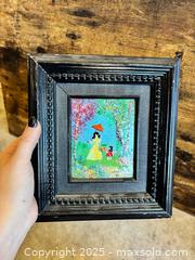 MaxSold Auction: Vintage Signed Louis Cardin Mother and Daughter Enamel on Copper Painting  - Garden City (Georgia, USA) SELLER MANAGED Downsizing Online Auction - Bryce Industrial Drive