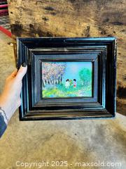 MaxSold Auction: Vintage Signed Louis Cardin Two Children Enamel on Copper Painting  - Garden City (Georgia, USA) SELLER MANAGED Downsizing Online Auction - Bryce Industrial Drive