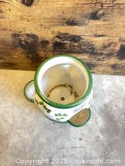 MaxSold Auction: White Porcelain Two-Handled Herb Planter with Attached Saucer - Garden City (Georgia, USA) SELLER MANAGED Downsizing Online Auction - Bryce Industrial Drive