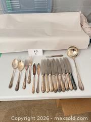 MaxSold Auction: (16 pcs) Vintage Nicht Rostend Stamped 800 Silver Flatware - Vancouver (British Columbia, Canada) PARTNER MANAGED Estate Sale Online Auction - West 54 Avenue