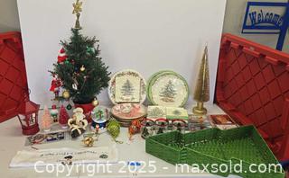 MaxSold Auction: Assorted Christmas Decorations: Trees, Ornaments, Santa, Snow Globe and More - Lakeland (Florida, USA) PARTNER MANAGED Estate Sale Online Auction - Canyon Lake Point