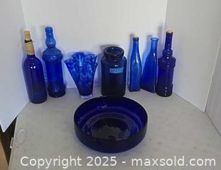 MaxSold Auction: Cobalt Blue Glassware - Lakeland (Florida, USA) PARTNER MANAGED Estate Sale Online Auction - Canyon Lake Point