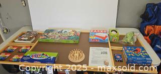 MaxSold Auction: Deluxe Puzzle Organizer Board, Board Games, Dice & Jigsaw Puzzles - Lakeland (Florida, USA) PARTNER MANAGED Estate Sale Online Auction - Canyon Lake Point