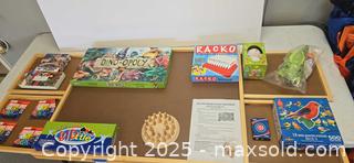 MaxSold Auction: Deluxe Puzzle Organizer Board, Board Games, Dice & Jigsaw Puzzles - Lakeland (Florida, USA) PARTNER MANAGED Estate Sale Online Auction - Canyon Lake Point