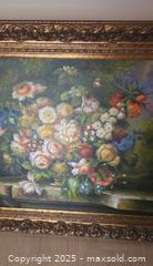 MaxSold Auction: Framed Oil Painting — Floral Still Life, Ornate Gilt Frame - Lakeland (Florida, USA) PARTNER MANAGED Estate Sale Online Auction - Canyon Lake Point