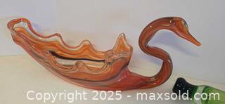 MaxSold Auction: Hand-Blown Decorative Glass: Swan, Green Rolling Pin &#38; Small Animals - Lakeland (Florida, USA) PARTNER MANAGED Estate Sale Online Auction - Canyon Lake Point