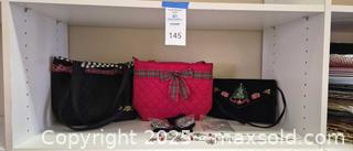 MaxSold Auction: Holiday Quilted &#38; Velvet Handbag Lot with Jewelry - Lakeland (Florida, USA) PARTNER MANAGED Estate Sale Online Auction - Canyon Lake Point