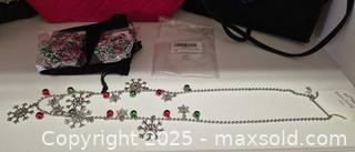 MaxSold Auction: Holiday Quilted &#38; Velvet Handbag Lot with Jewelry - Lakeland (Florida, USA) PARTNER MANAGED Estate Sale Online Auction - Canyon Lake Point